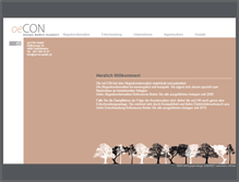 Tablet Screenshot of oecon-gmbh.ch